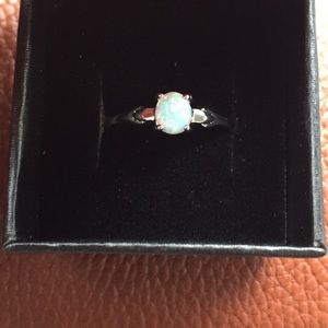 Dainty Opal Ring